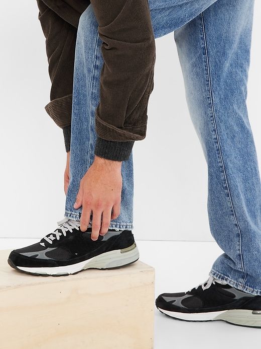 Organic Cotton Button Fly '90s Original Straight Fit Jeans sold by GAP product image thumbnail 3