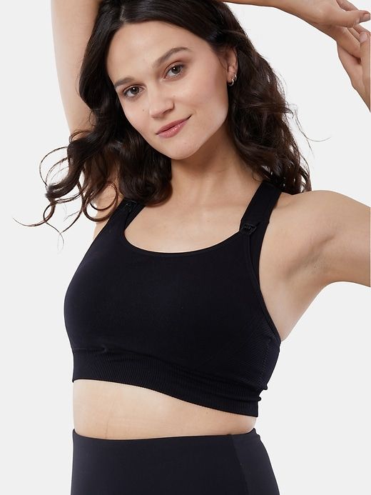 Ingrid and Isabel Basics Maternity Seamless Nursing Sports Bra 2 Pack sold by GAP product image thumbnail 2