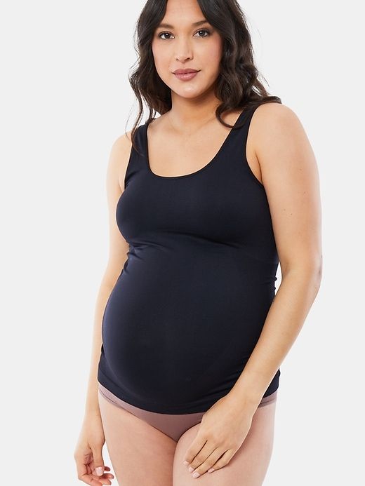 Ingrid and Isabel Basics Maternity Seamless Belly Support Cami 2 Pack sold by GAP product image thumbnail 2