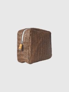 TRVL Design Big Glam Straw Cosmetic Bag sold by GAP