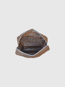 TRVL Design Big Glam Straw Cosmetic Bag sold by GAP
