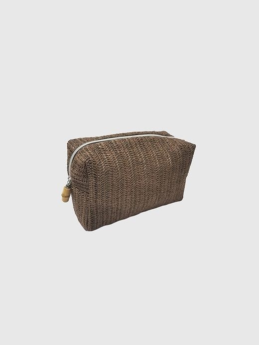 TRVL Design On Board Straw Cosmetic Bag sold by GAP