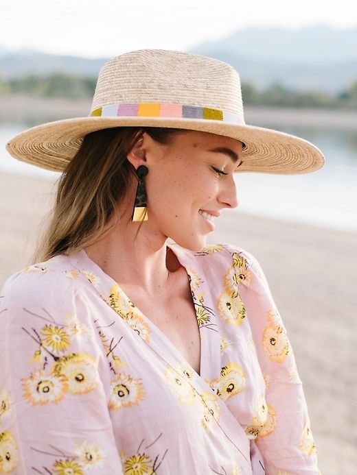 Gold Dipped Tortoise Triangle Earrings sold by GAP product image thumbnail 3