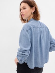 Cropped Denim Shirt sold by GAP