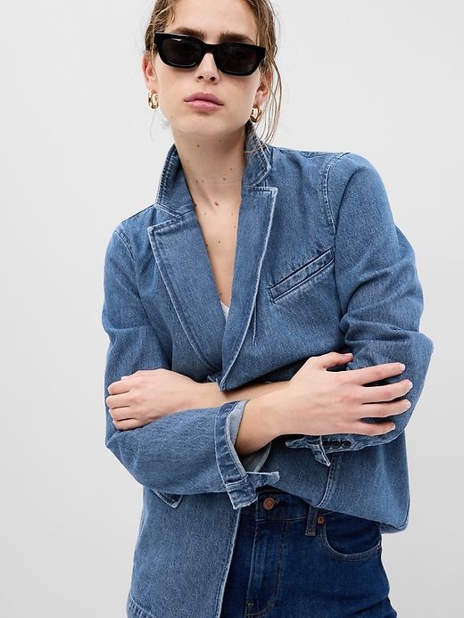Denim Blazer sold by GAP product image thumbnail 3
