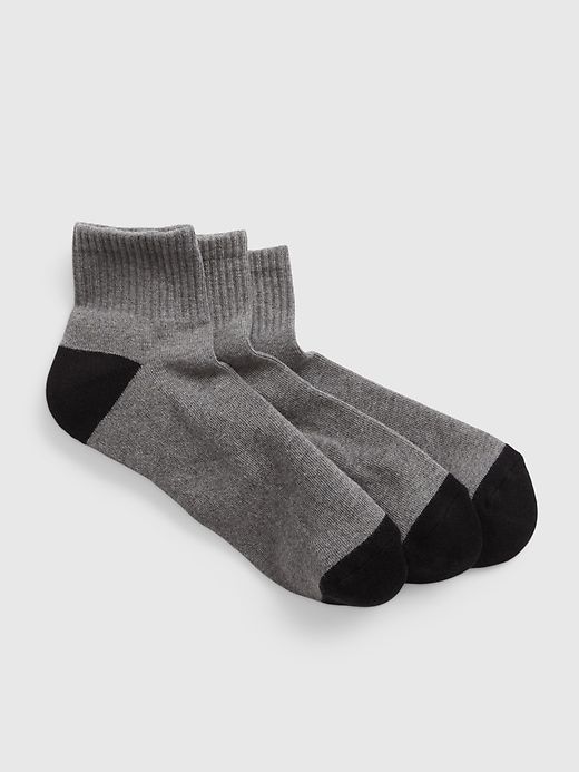 Quarter Crew Socks (3-Pack) sold by GAP