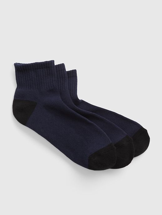 Quarter Crew Socks (3-Pack) sold by GAP