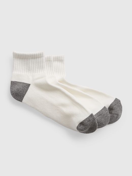 Quarter Crew Socks (3-Pack) sold by GAP