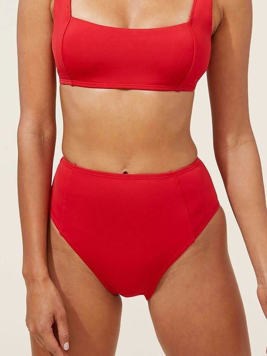 Andie High Waisted Cheeky Bikini Bottom sold by GAP