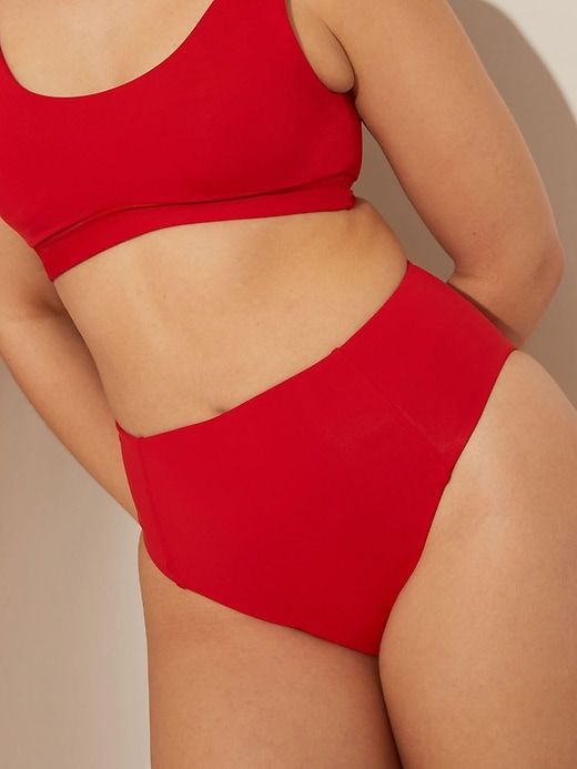 Andie High Waisted Cheeky Bikini Bottom sold by GAP product image thumbnail 4