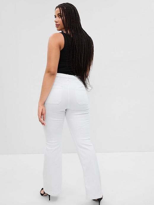 High Rise '70s Flare Jeans sold by GAP product image thumbnail 5