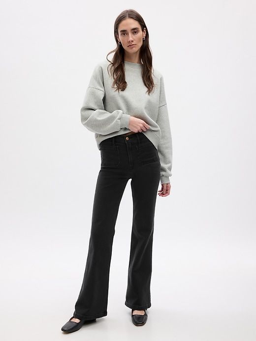 High Rise '70s Flare Jeans sold by GAP