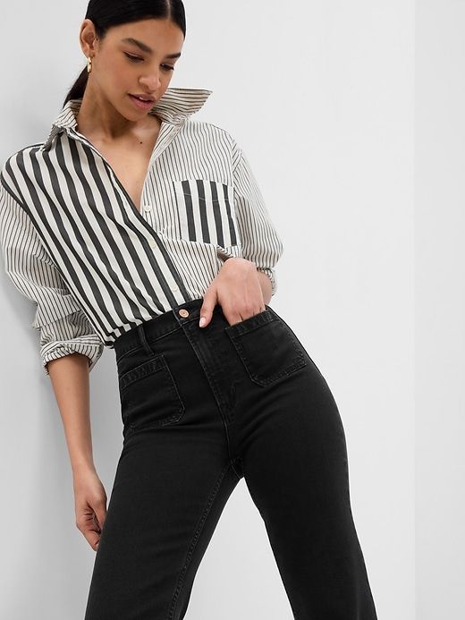 High Rise '70s Flare Jeans sold by GAP product image thumbnail 3