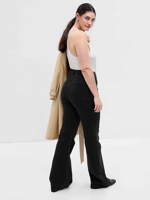 High Rise '70s Flare Jeans sold by GAP product image thumbnail 5