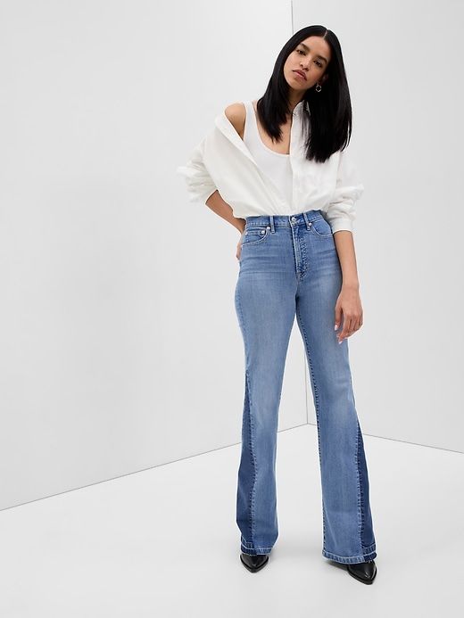 High Rise '70s Flare Jeans sold by GAP product image thumbnail 3