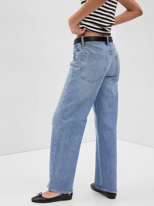 Low Rise Stride Wide-Leg Jeans sold by GAP product image thumbnail 2