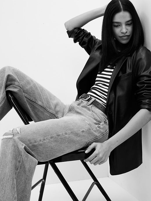 Low Rise Stride Wide-Leg Jeans sold by GAP product image thumbnail 3