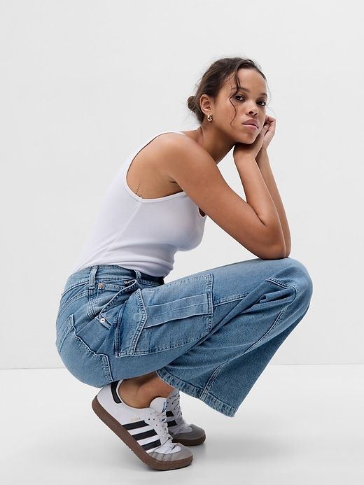 Mid Rise '90s Loose Cargo Jeans sold by GAP product image thumbnail 3