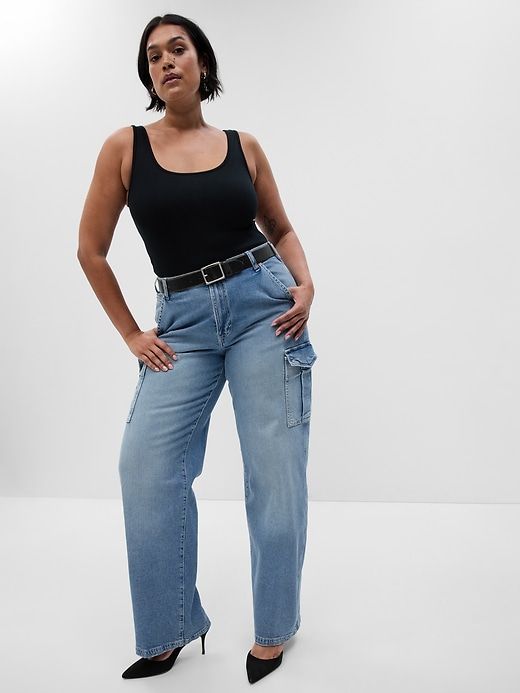 Mid Rise '90s Loose Cargo Jeans sold by GAP product image thumbnail 4