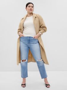 High Rise Cheeky Straight Jeans sold by GAP