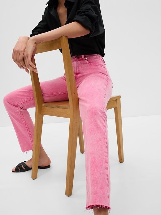 High Rise Cheeky Straight Jeans sold by GAP product image thumbnail 3