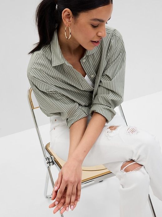 High Rise Cheeky Straight Jeans sold by GAP product image thumbnail 3