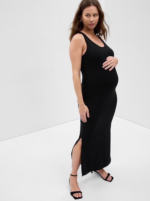 Maternity Split-Hem Modal Maxi Dress sold by GAP product image thumbnail 3