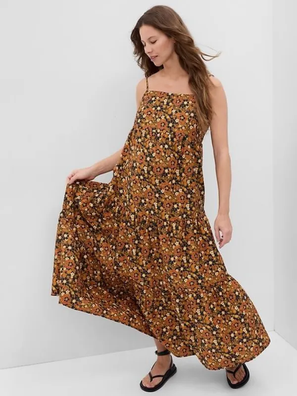 Maternity Tiered Maxi Dress sold by GAP