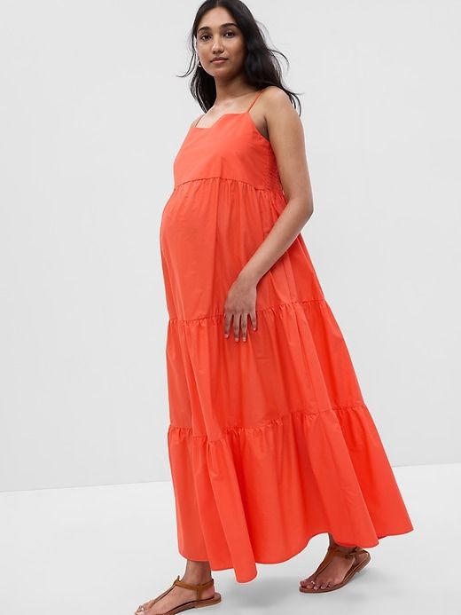 Maternity Tiered Maxi Dress sold by GAP