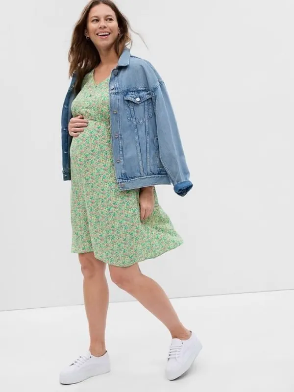 Maternity Tie-Waist Dress sold by GAP