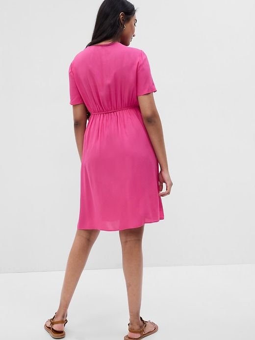 Maternity Tie-Waist Dress sold by GAP product image thumbnail 2