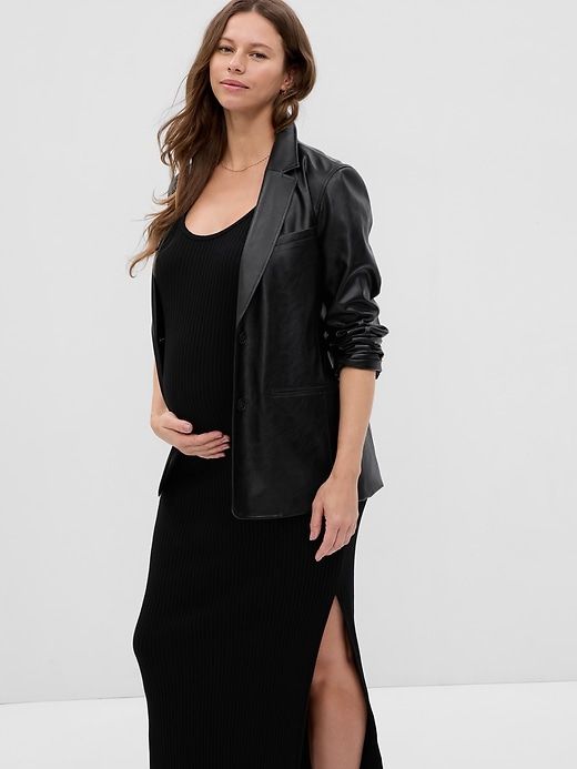 Maternity Rib Maxi Dress sold by GAP product image thumbnail 3