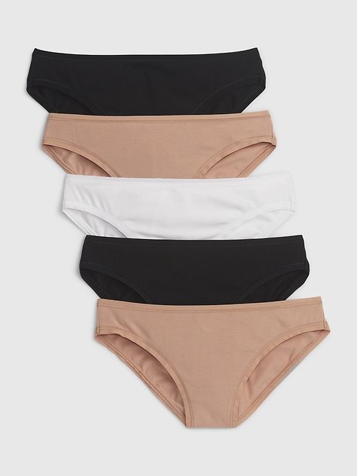 Organic Stretch Cotton Bikini (5-Pack) sold by GAP