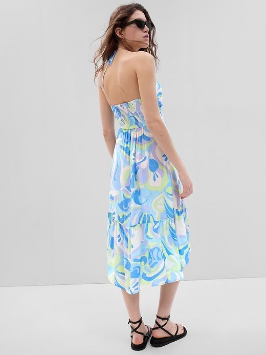 V-Neck Halter Midi Dress sold by GAP product image thumbnail 2