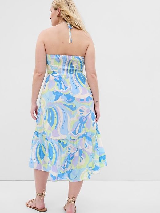 V-Neck Halter Midi Dress sold by GAP product image thumbnail 5