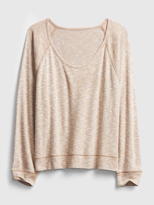 Softspun Scoopneck Ribbed Top sold by GAP product image thumbnail 2