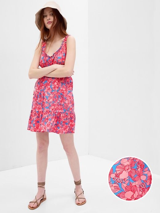 Ruffle Hem Mini Dress sold by GAP