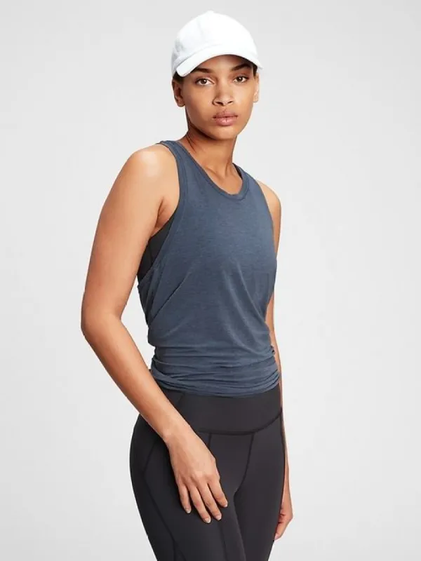GapFit Breathe Open-Back Tank sold by GAP