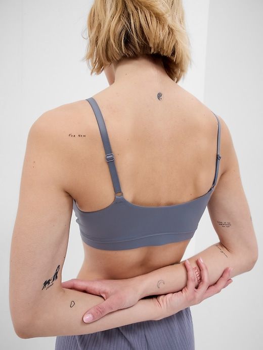 Live-In Pretty Crossover Bralette sold by GAP product image thumbnail 2