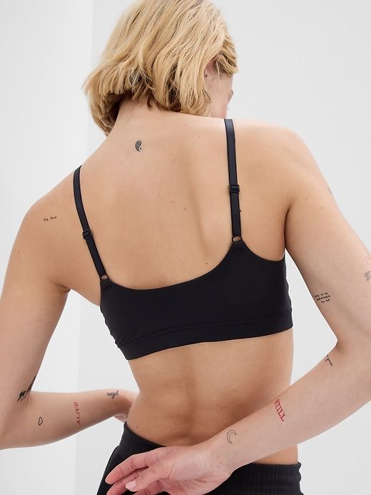 Live-In Pretty Crossover Bralette sold by GAP product image thumbnail 2