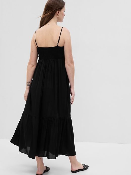 Maternity Smocked Maxi Dress sold by GAP product image thumbnail 2