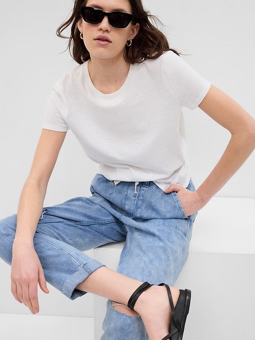 Mid Rise Easy Pull-On Jeans sold by GAP product image thumbnail 3