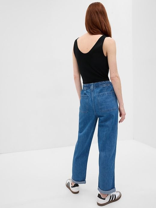 Mid Rise Easy Pull-On Jeans sold by GAP product image thumbnail 2