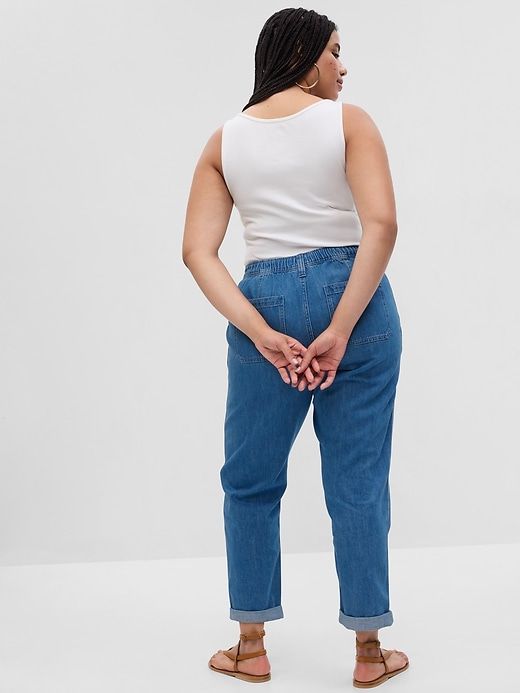 Mid Rise Easy Pull-On Jeans sold by GAP product image thumbnail 5