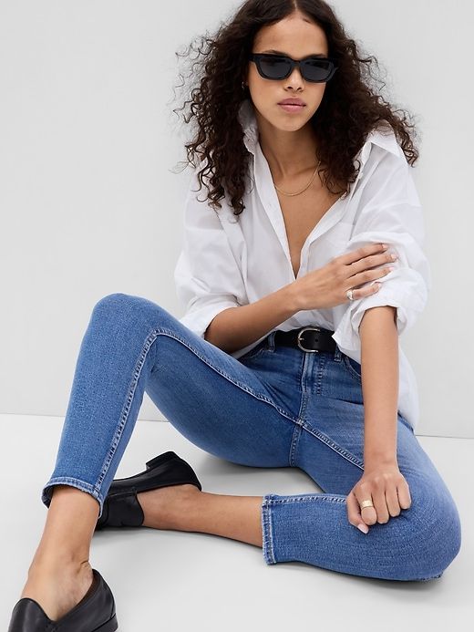 High Rise Vintage Slim Jeans sold by GAP product image thumbnail 3