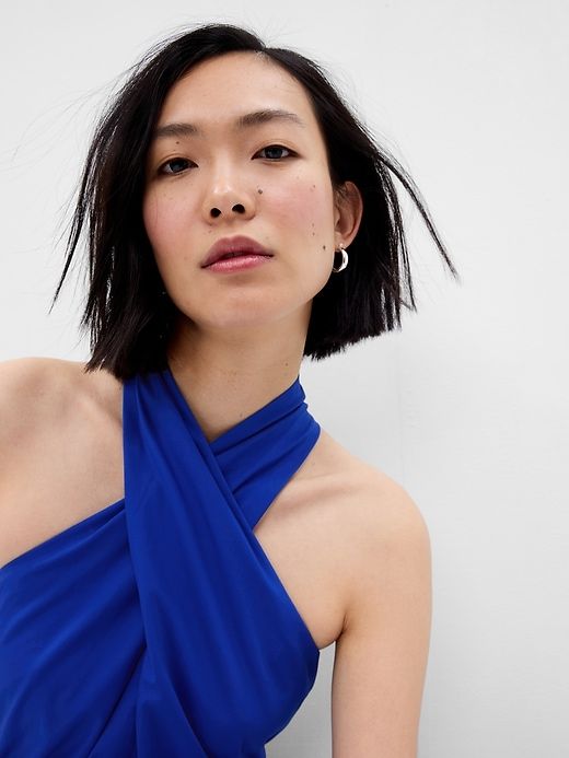 Halter Tiered Maxi Dress sold by GAP product image thumbnail 4