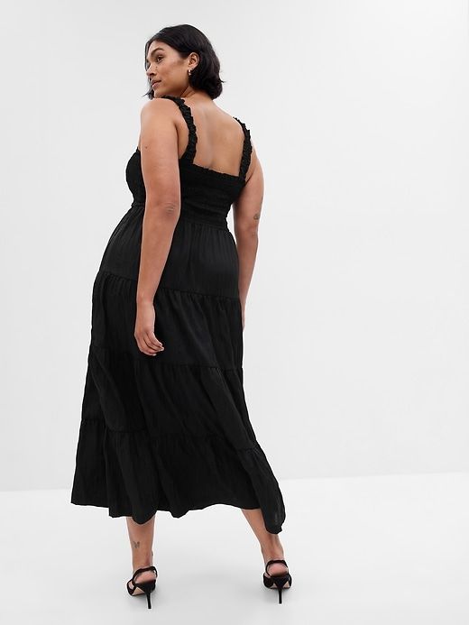 Smocked Tiered Maxi Dress sold by GAP product image thumbnail 5