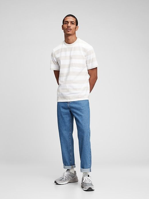 Relaxed Taper Jeans in GapFlex sold by GAP