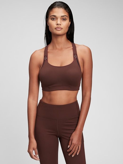 Maternity GapFit Low Impact Nursing Sports Bra sold by GAP