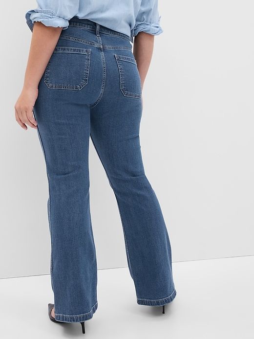 High Rise '70s Flare Jeans sold by GAP product image thumbnail 5